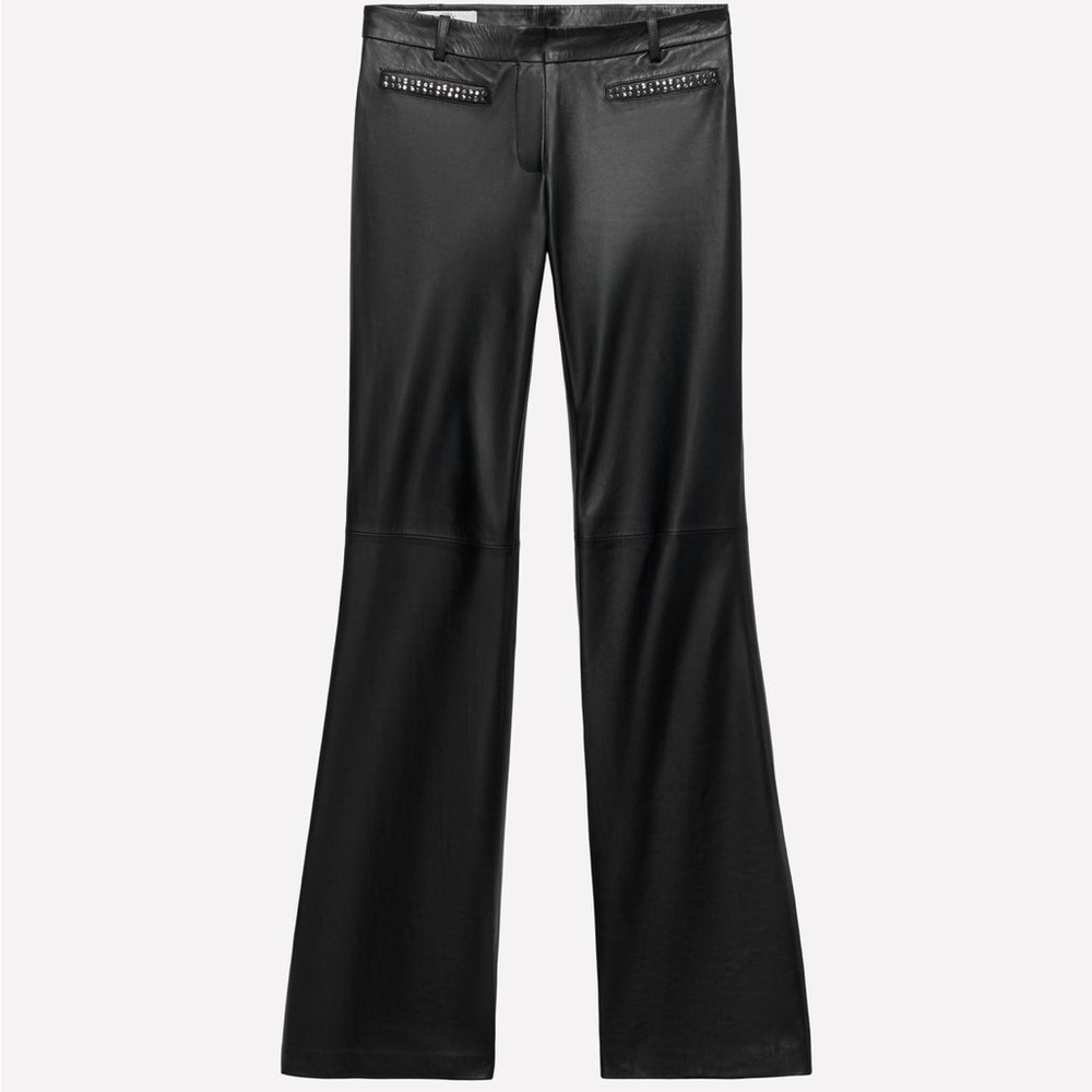Ludovic de Saint Sernin x Zara Lambskin Leather Pants
